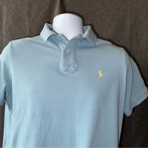 RALPH LAUREN PIQUÉ POLO SHIRT-EXCELLENT-MEDIUM